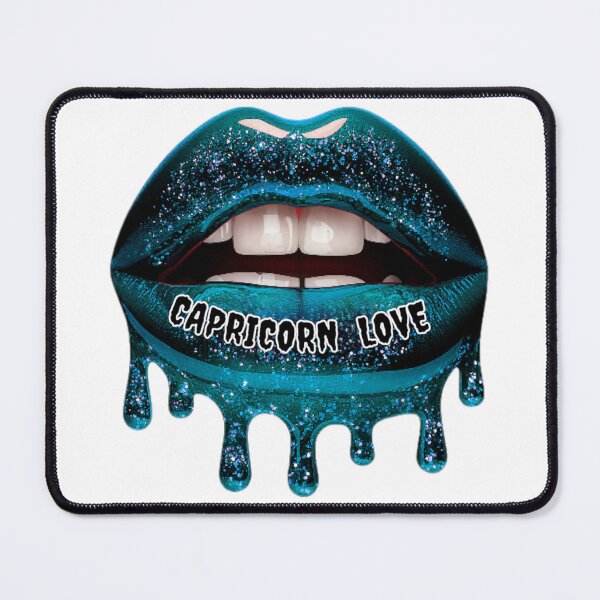 Item preview, CAPRICORN SEASON STICKER HOT LIPS ZODIAC designed and sold by Arts4U.