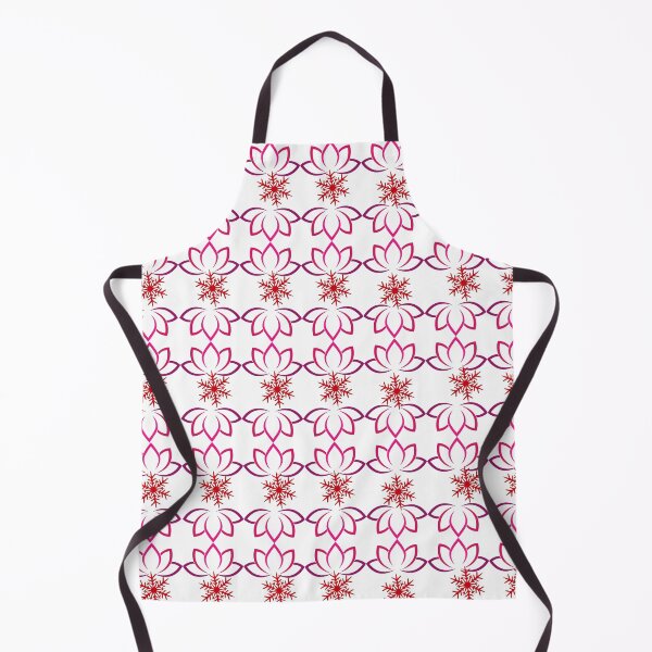 Item preview, Snowflakes and Lotus Flower Yoga Christmas Pattern designed and sold by mamolebo.
