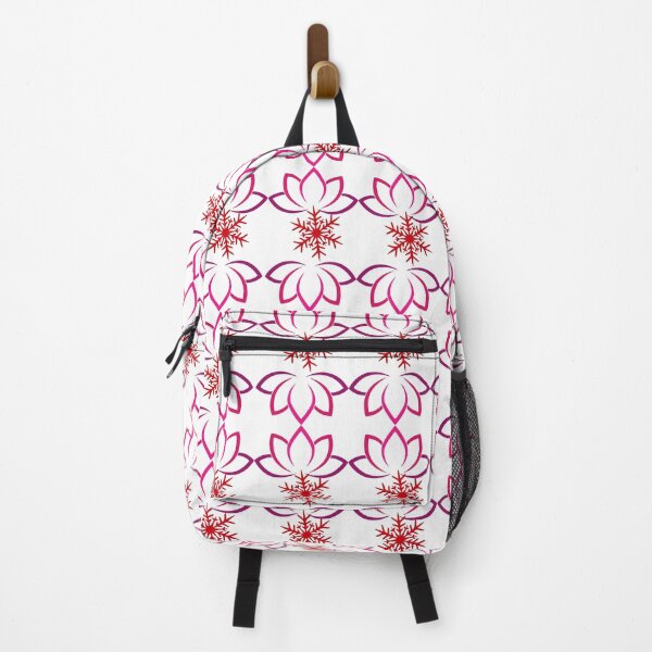 Item preview, Snowflakes and Lotus Flower Yoga Christmas Pattern designed and sold by mamolebo.