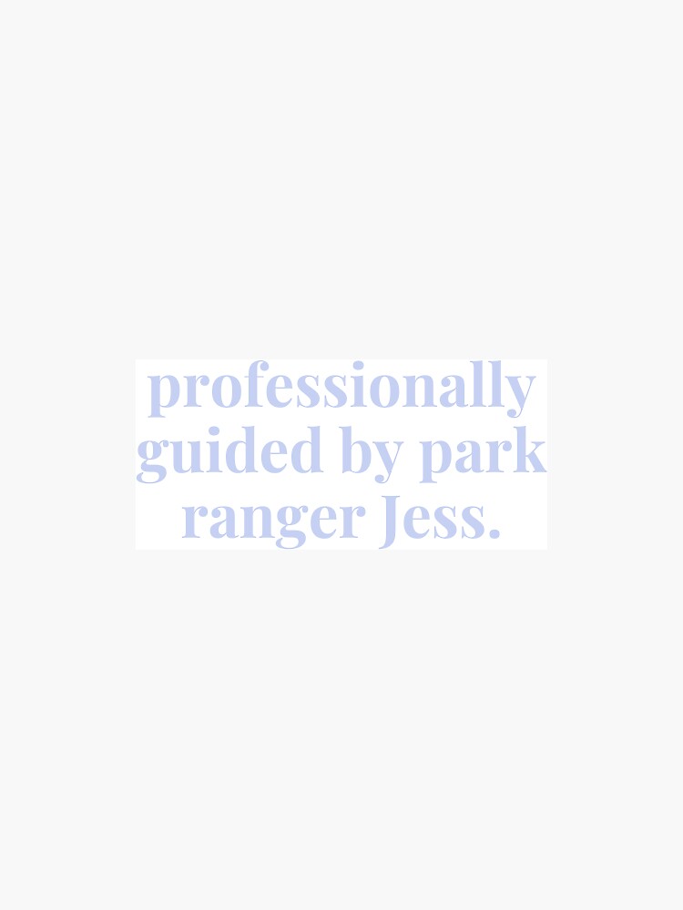 Thumbnail 3 of 3, Magnet, Guided by Park Ranger Jess - Purple designed and sold by SomProductionCo.