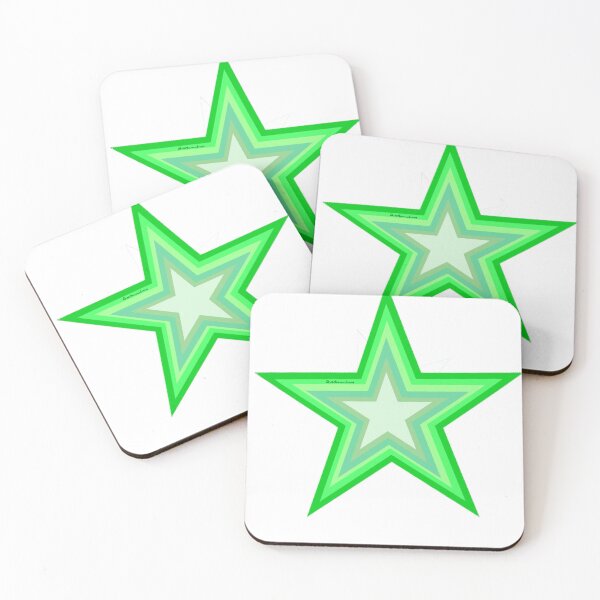 Item preview, Star sticker fluorescent green! designed and sold by VerbaOculorum.