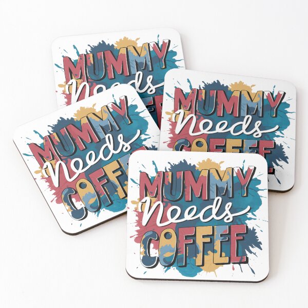 Item preview, mummy needs cofee designed and sold by DOGVIOURBANWEAR.