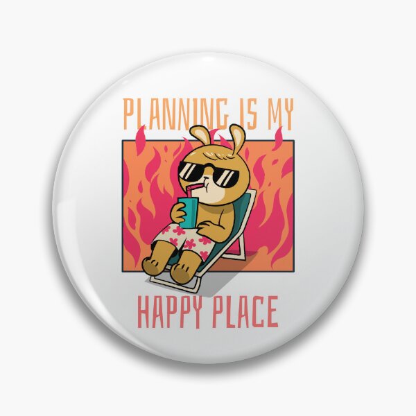 Item preview, Planning is my happy place - Product Manager, Product Owner, Scrum Master designed and sold by OddlyWrapped.