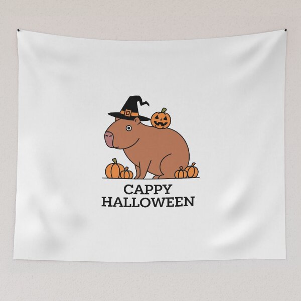 Item preview, Cappy Capy Halloween Capybara Kawaii  designed and sold by These_Prints.