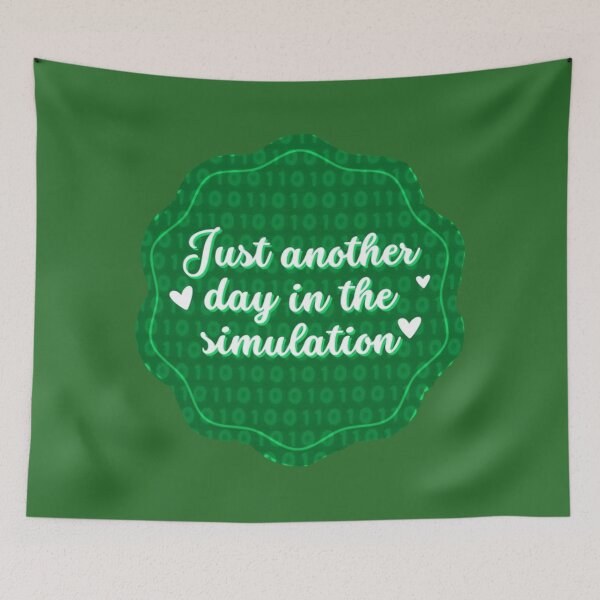 Item preview, Just Another Day In The Simulation designed and sold by Redd Creations Market.