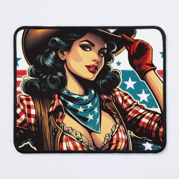 Item preview, Hot Rodeo Girl designed and sold by PulpVintage.