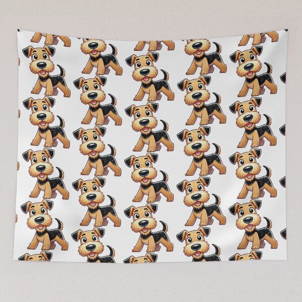 Item preview, Cute Airedale Terrier Dog for Airedale Terrier Lovers designed and sold by NoelaniArt.