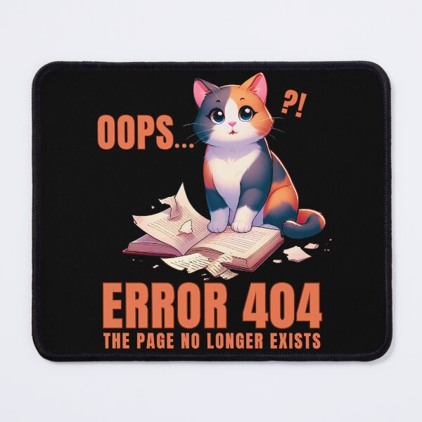 Item preview, ERROR 404 - PAGE NOT FOUND FUNNY CAT QUOTE READER PROGRAMMER designed and sold by NiibDesigns.