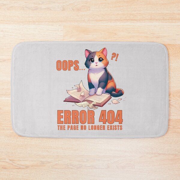 Item preview, ERROR 404 - PAGE NOT FOUND FUNNY CAT QUOTE READER PROGRAMMER designed and sold by NiibDesigns.