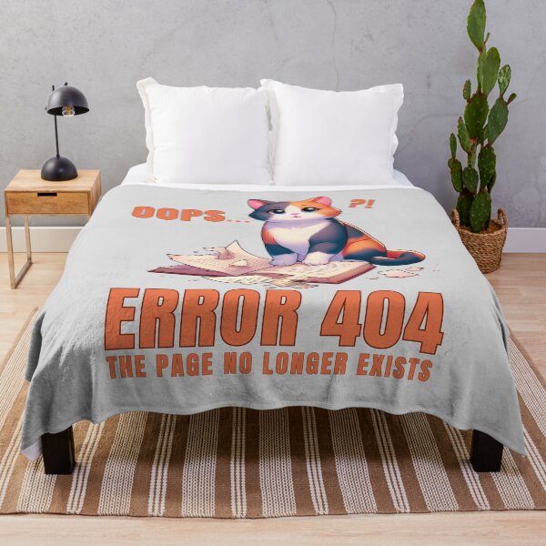 Item preview, ERROR 404 - PAGE NOT FOUND FUNNY CAT QUOTE READER PROGRAMMER designed and sold by NiibDesigns.