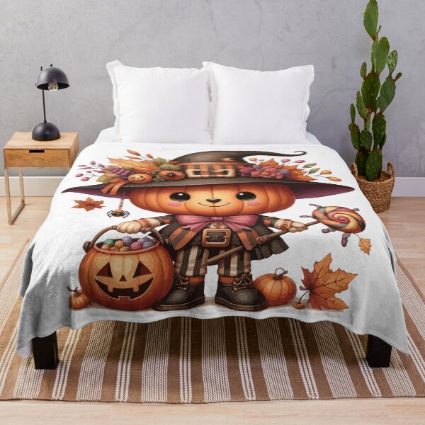 Item preview, Charming Autumn Pumpkin Witch designed and sold by -DEEWOLF-.