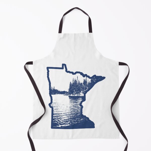 Item preview, Minnesota State Map with Lake View designed and sold by ArtNoveltee.