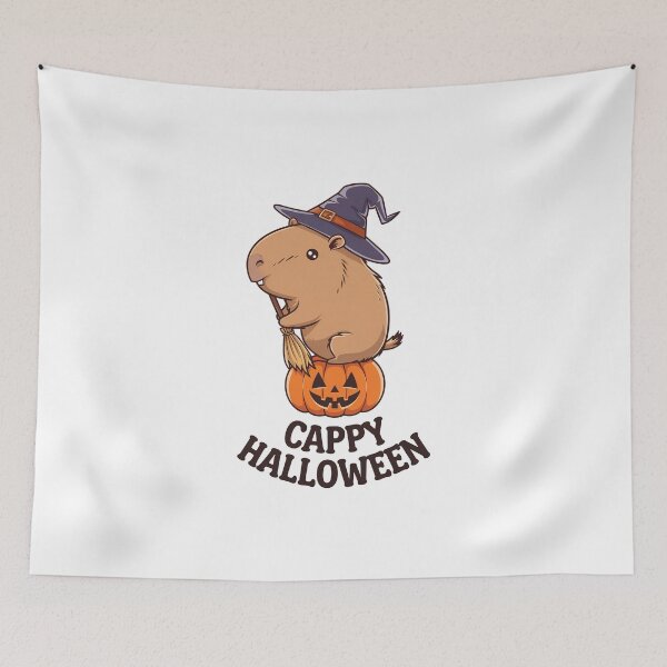 Item preview, Happy Cappy Capy Halloween Capybara Kawaii  designed and sold by These_Prints.