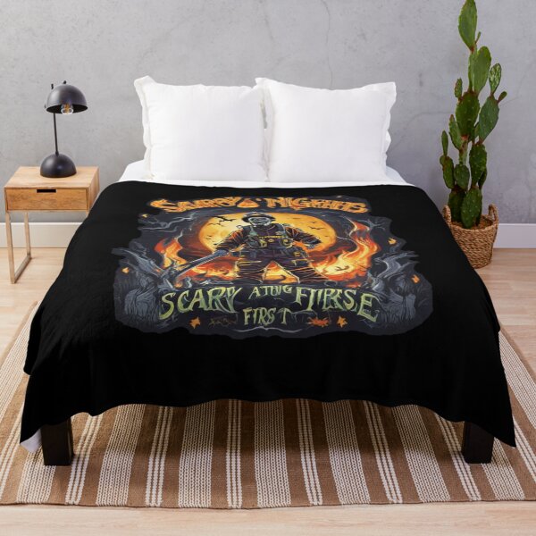Item preview, Scary firefighter, Halloween firefighter, designed and sold by CottonWonders.