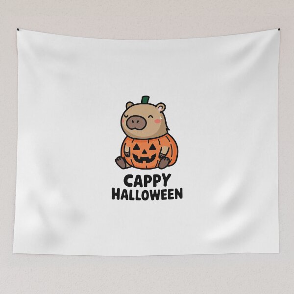 Item preview, Happy Cappy Capy Halloween Capybara Kawaii  designed and sold by These_Prints.