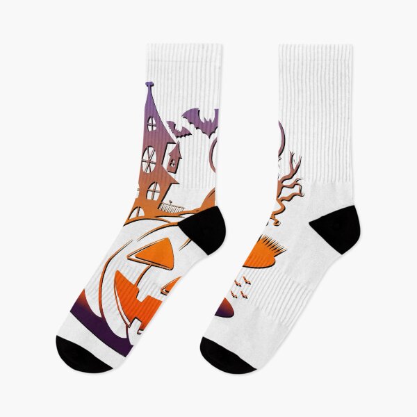 Item preview, Cute Halloween Scene Colorful Design designed and sold by ZIPsketch.