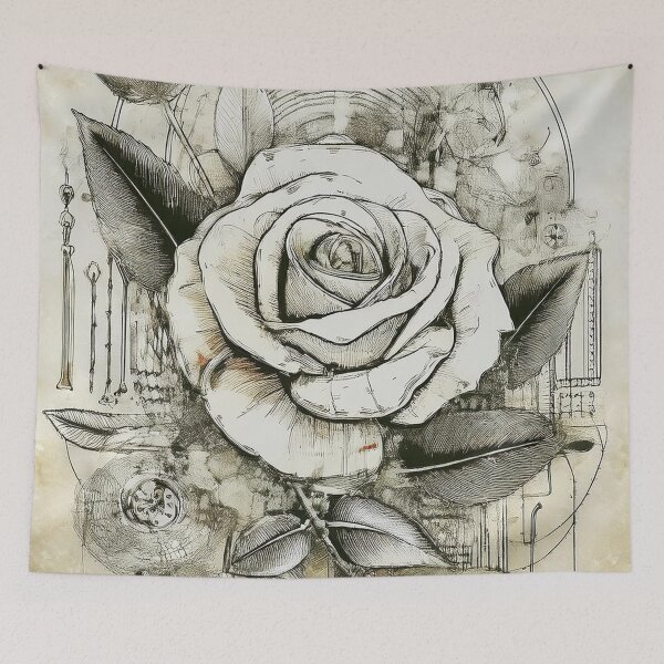 Item preview, Timeless Elegance: Roses and Architecture designed and sold by PixelAlchemyX.