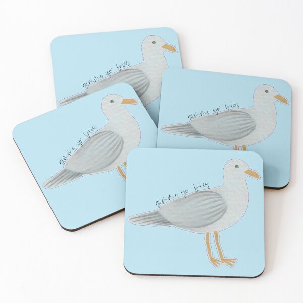 Item preview, Gimme Yo Fries Seagull designed and sold by HematiteDesign.