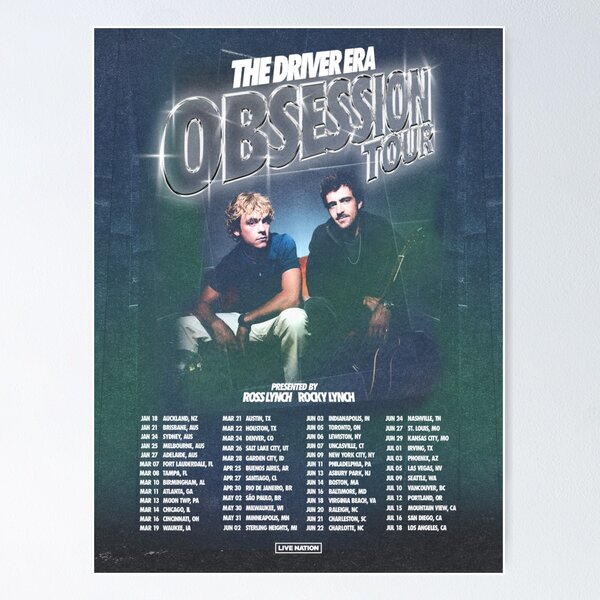 Item preview, The Driver Era Obsession Tour designed and sold by Raina Aubertin.