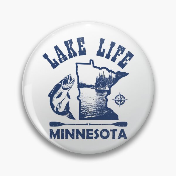 Item preview, Lake Life Minnesota State Map        designed and sold by ArtNoveltee.
