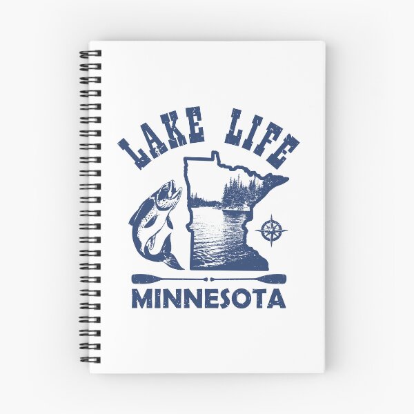 Item preview, Lake Life Minnesota State Map        designed and sold by ArtNoveltee.
