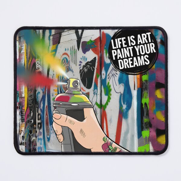 Item preview, Life is art. Paint your dreams. Graffiti lovers gift. designed and sold by paulo silveira.