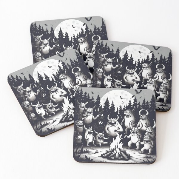 Item preview, Monstrous Midnight Gathering designed and sold by Pandanime.