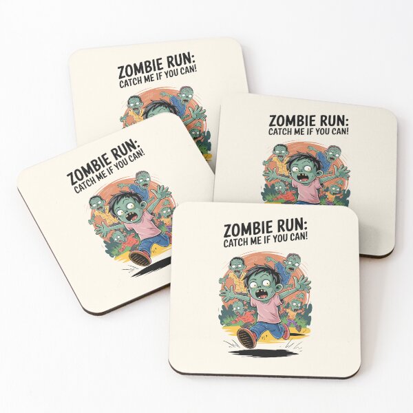 Item preview, Zombie Run: Atrápame si puedes Diseño de carrera de Halloween designed and sold by MolonasDesigns.