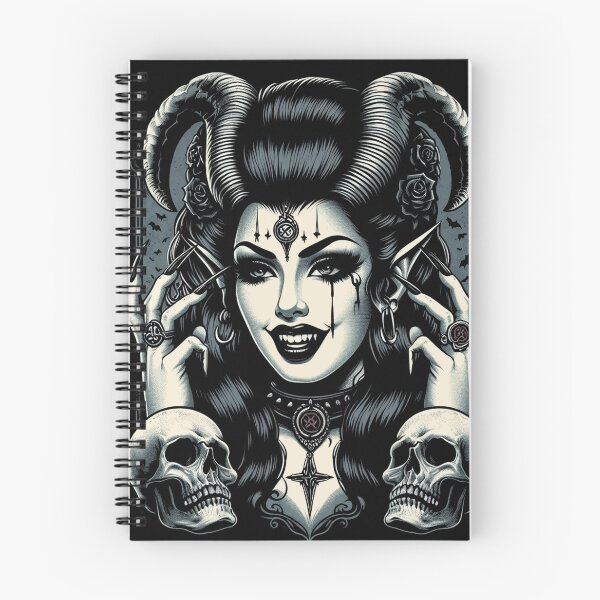 Item preview, Satanic Girl designed and sold by PulpVintage.