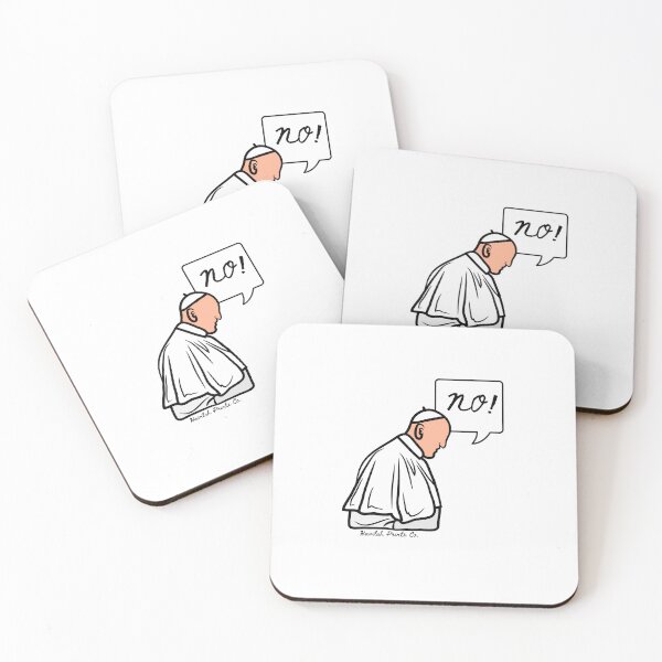 Item preview, Pope Francis- No! designed and sold by HavilahPrintsCo.