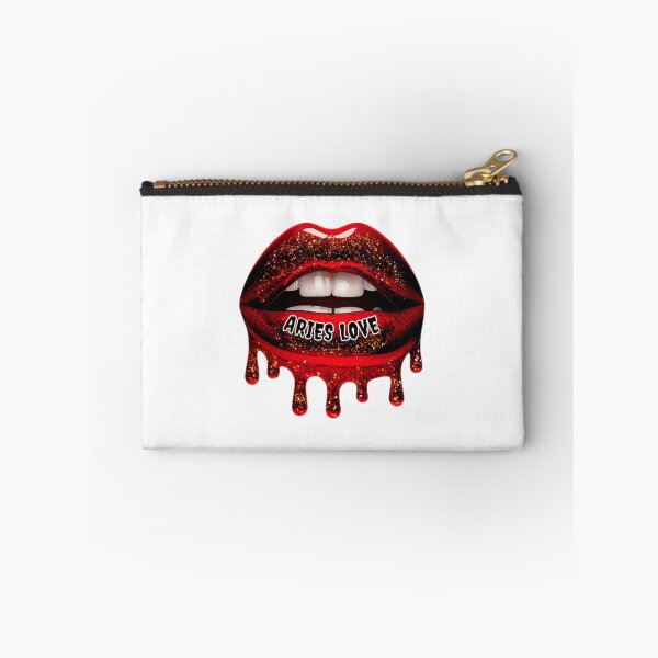 Item preview, ARIES SEASON STICKER ZODIAC SIGN HOT RED LIPS designed and sold by Arts4U.