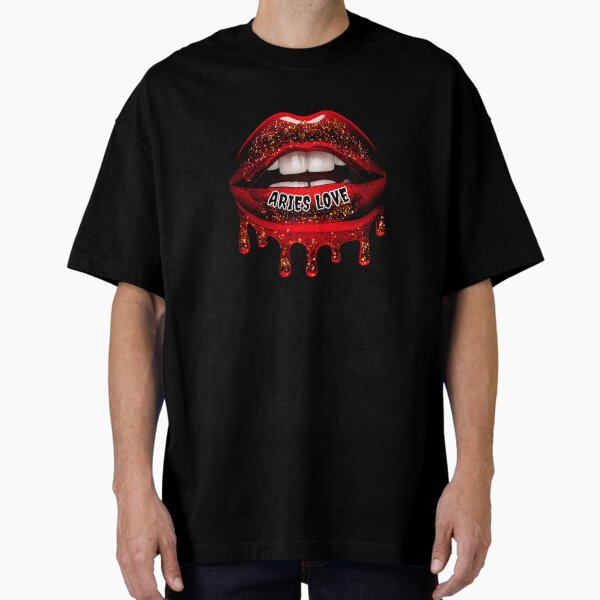 Item preview, ARIES SEASON STICKER ZODIAC SIGN HOT RED LIPS designed and sold by Arts4U.