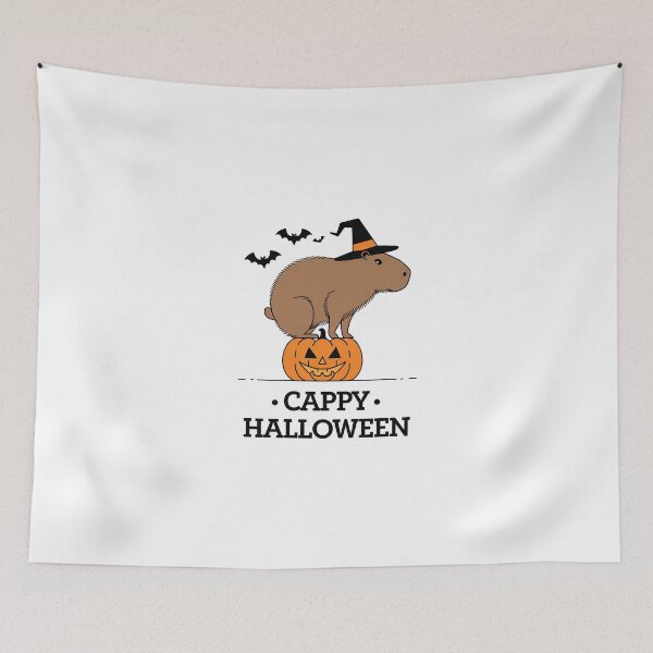 Item preview, Happy Cappy Capy Halloween Capybara Kawaii  designed and sold by These_Prints.