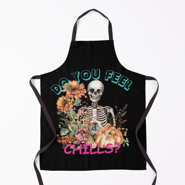 Item preview, Do You Feel the chills? Funny Skelet Gifts for Floral Helloween Lovers designed and sold by Printek.