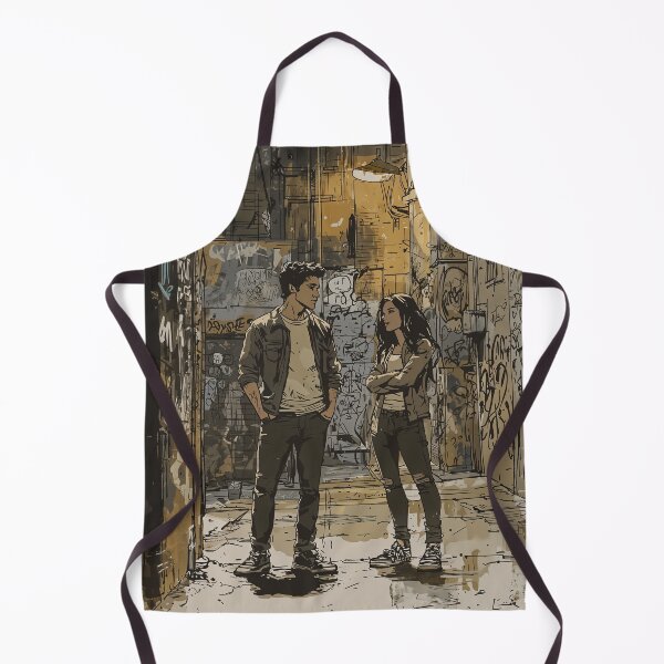 Item preview, Urban Grit: Defiant Duo in the Alleyway designed and sold by oanaunciuleanu.