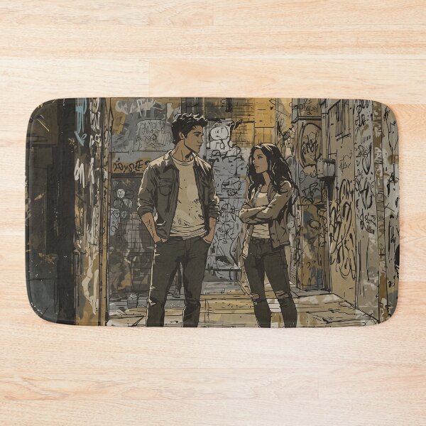 Item preview, Urban Grit: Defiant Duo in the Alleyway designed and sold by oanaunciuleanu.