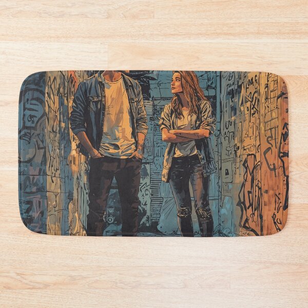 Item preview, Urban Grit: Defiant Duo in the Alleyway designed and sold by oanaunciuleanu.