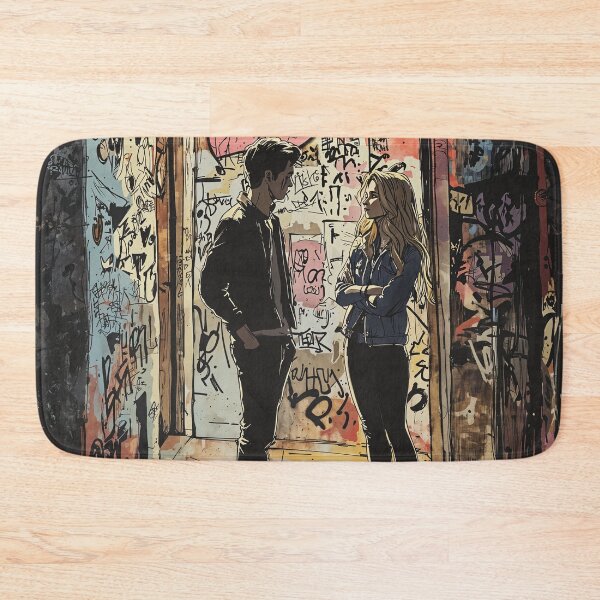 Item preview, Urban Grit: Defiant Duo in the Alleyway designed and sold by oanaunciuleanu.