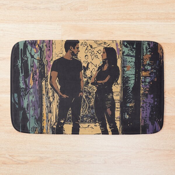 Item preview, Urban Grit: Defiant Duo in the Alleyway designed and sold by oanaunciuleanu.