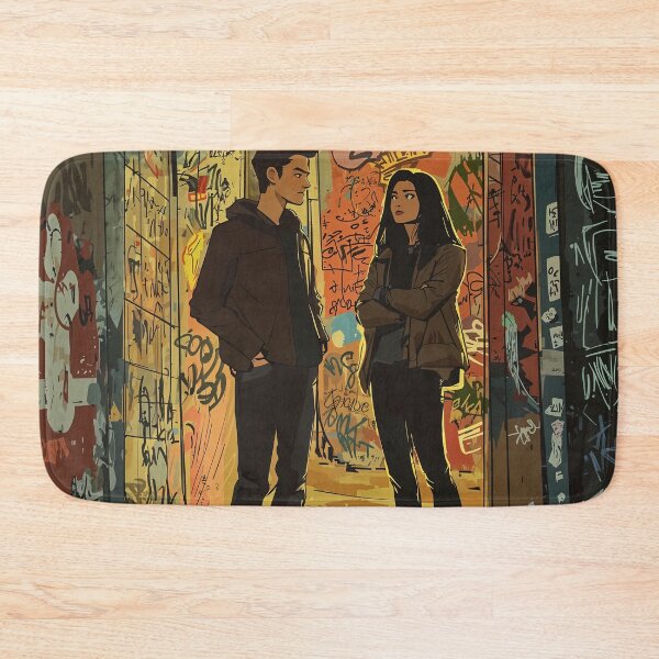 Item preview, Urban Grit: Defiant Duo in the Alleyway designed and sold by oanaunciuleanu.