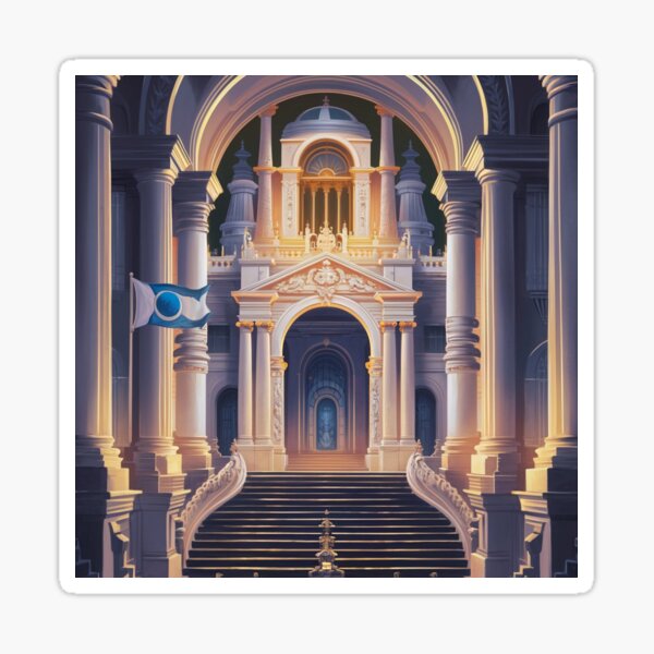 Vista previa del artículo con la obra «Póster del Palacio Real de Naboo Theed», diseñado y vendido por jaksa429.