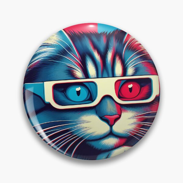 Item preview, 3D Glasses Cat designed and sold by Vitalka-uk.