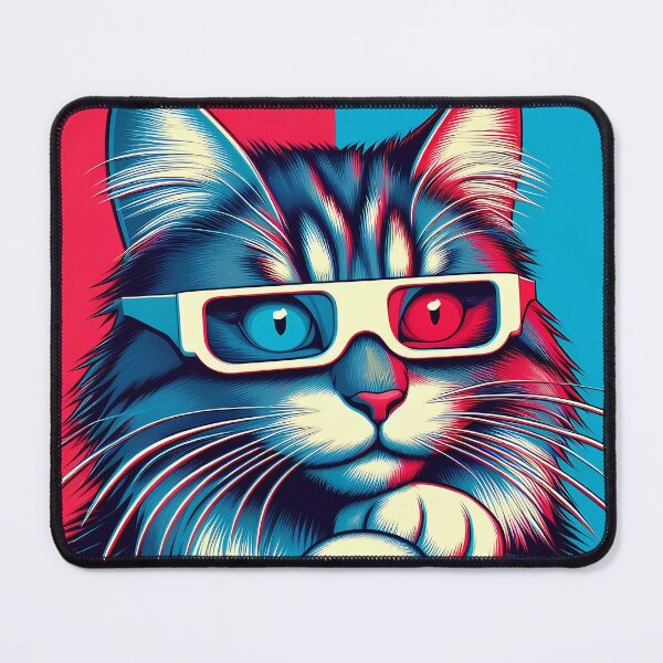 Item preview, 3D Glasses Cat designed and sold by Vitalka-uk.