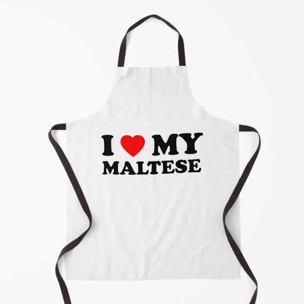 Item preview, I Love My Maltese Heart Dog Gift designed and sold by Guarddogdrive.