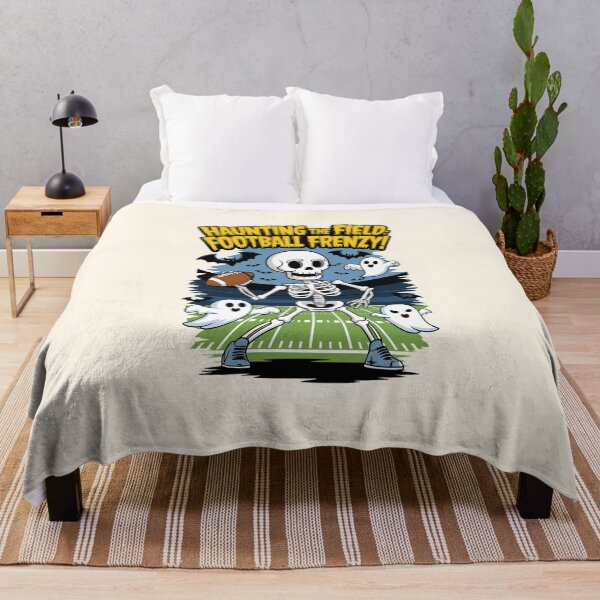 Item preview, Haunting the Field: Football Frenzy Halloween Design designed and sold by MolonasDesigns.