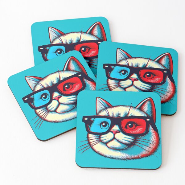 Item preview, 3D Glasses Cat designed and sold by Vitalka-uk.