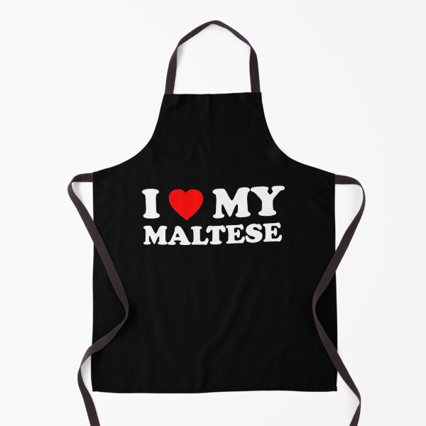 Item preview, I Love My Maltese Heart Dog Gift designed and sold by Guarddogdrive.