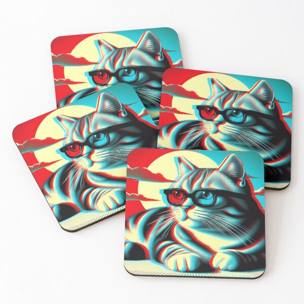 Item preview, 3D Sunset Cat designed and sold by Vitalka-uk.