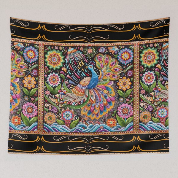 Item preview, Peacock and rain  designed and sold by Bhavna111.