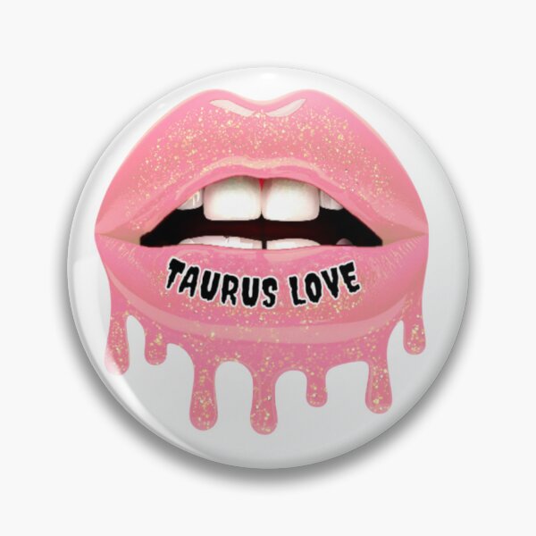 Item preview, TAURUS SEASON STICKER SUN SIGN ASTROLOGY PINK LIPS designed and sold by Arts4U.